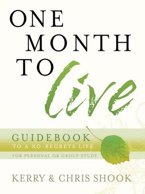 cover image of One Month to Live Guidebook